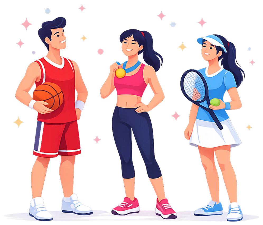 Sportowiec realizujący cel treningowy